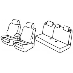 Set coprisedili Superior su misura per auto nocciola