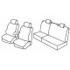 Set coprisedili Superior su misura per auto nero - grigio