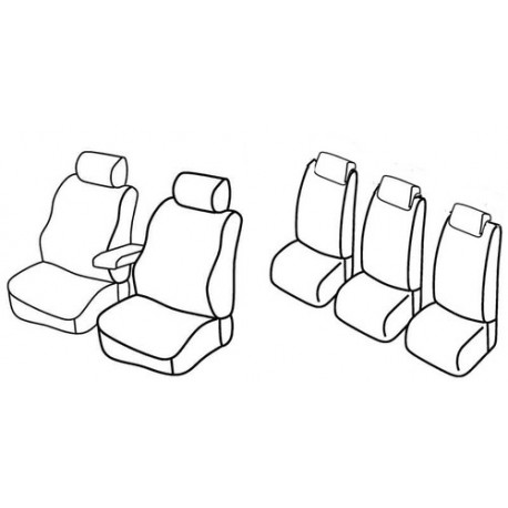 Set coprisedili Superior su misura per auto beige