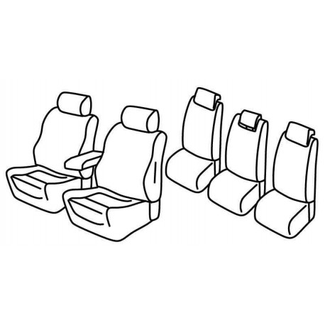 Set coprisedili Superior su misura per auto beige