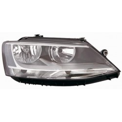 Faro proiettore H7 + H7 con motorino parabola nera passeggero - dx