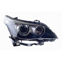 Faro proiettore H7 + H7 con motorino parabola nera passeggero - dx