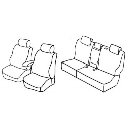 Set coprisedili Superior su misura per auto beige
