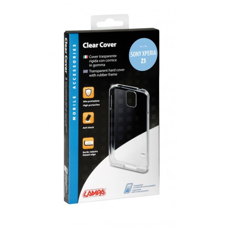Clear Cover cover trasparente rigida con cornice in gomma - Sony Xperia Z5