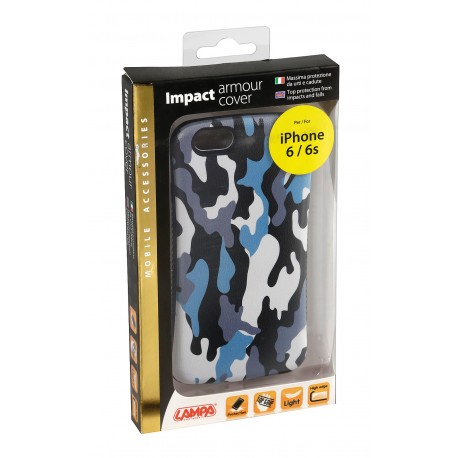 Impact armour cover massima protezione - Apple iPhone 6 Plus / 6s Plus - Navy Camo