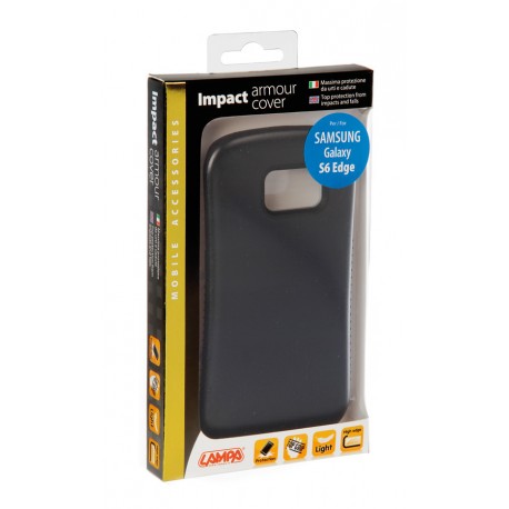 Impact armour cover massima protezione - Samsung Galaxy S6 Edge - nero