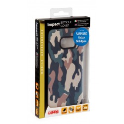 Impact armour cover massima protezione - Samsung Galaxy S6 Edge+ - Wood Camo