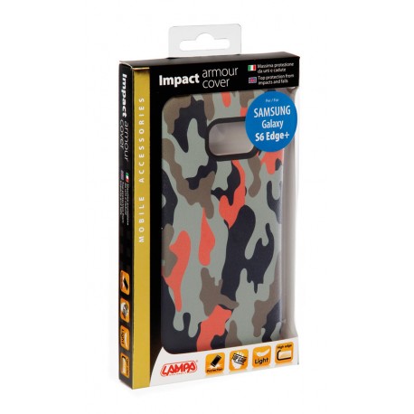 Impact armour cover massima protezione - Samsung Galaxy S6 Edge+ - Modern Camo