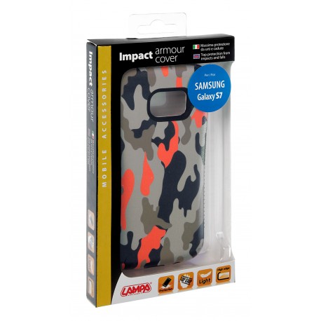 Impact armour cover massima protezione - Samsung Galaxy S7 - Modern Camo