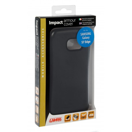Impact armour cover massima protezione - Samsung Galaxy S7 Edge - nero