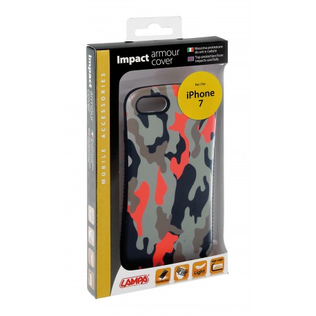 Impact armour cover massima protezione - Apple iPhone 7 - Modern Camo