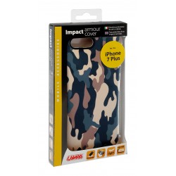 Impact armour cover massima protezione - Apple iPhone 7 Plus - Wood Camo
