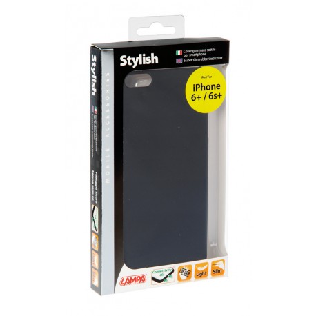 Stylish cover gommata sottile - Apple iPhone 6 Plus / 6s Plus - nero