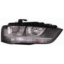 Faro proiettore H7 + H7 con motorino parabola nera passeggero - dx