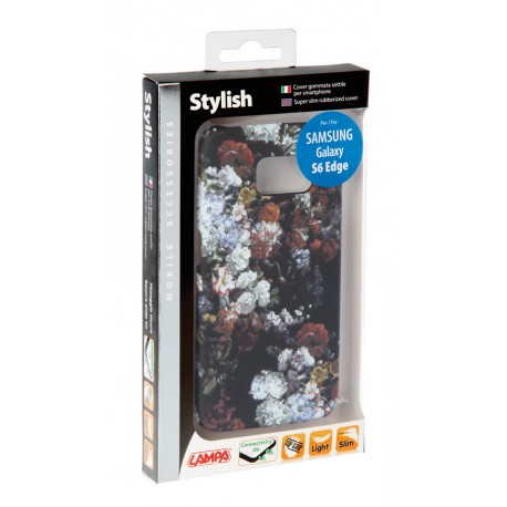 Stylish cover gommata sottile - Samsung Galaxy S6 Edge - Flowers