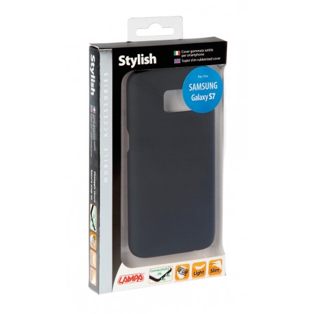 Stylish cover gommata sottile - Samsung Galaxy S7 - nero