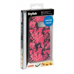 Stylish cover gommata sottile - Samsung Galaxy S7 - Pink Camo