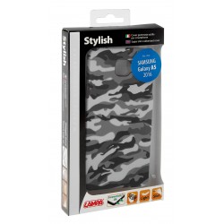 Stylish cover gommata sottile - Samsung Galaxy A5 2016 - Grey Camo
