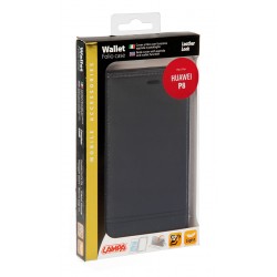 Wallet Folio Case cover a libro - Huawei P8 - nero