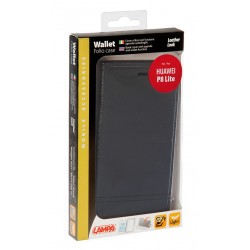 Wallet Folio Case cover a libro - Huawei P8 Lite - nero