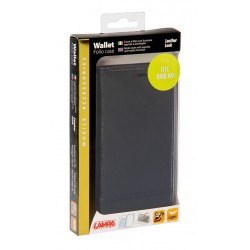Wallet Folio Case cover a libro - Htc One A9 - nero