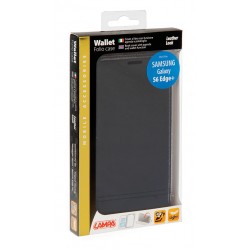 Wallet Folio Case cover a libro - Samsung Galaxy S6 Edge+ - nero