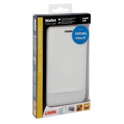 Wallet Folio Case cover a libro - Samsung Galaxy S7 - bianco