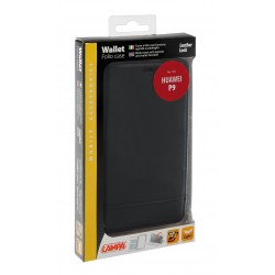 Wallet Folio Case cover a libro - Huawei P9 - nero
