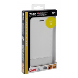 Wallet Folio Case cover a libro - Htc 10 - bianco