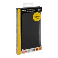 Wallet Folio Case cover a libro - Apple iPhone 7 Plus - nero
