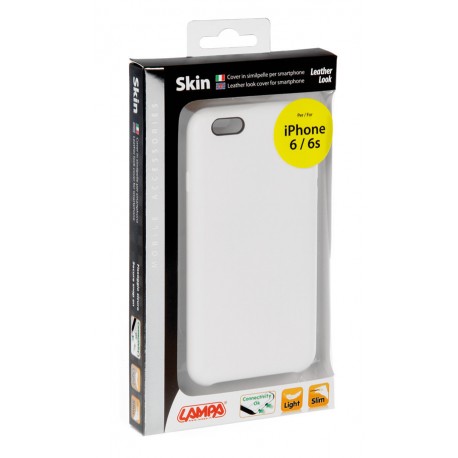 Skin cover in similpelle - Apple iPhone 6 / 6s - bianco