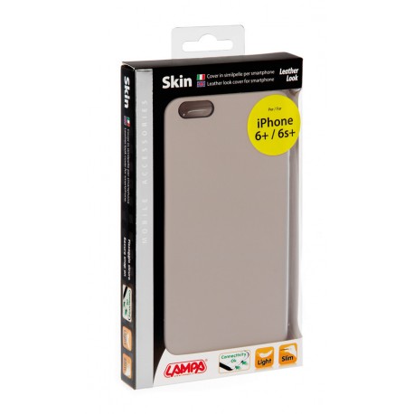 Skin cover in similpelle - Apple iPhone 6 Plus / 6s Plus - Sabbia