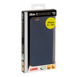 Skin cover in similpelle - Apple iPhone 6 Plus / 6s Plus - blu scuro