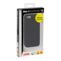 Skin cover in similpelle - Apple iPhone 5 / 5S / SE - nero