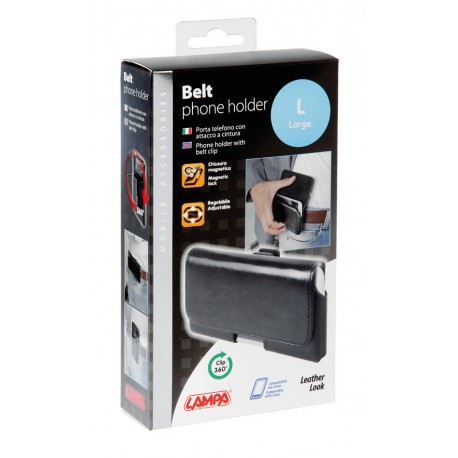 Porta telefono con attacco a cintura - L - 80x170 mm