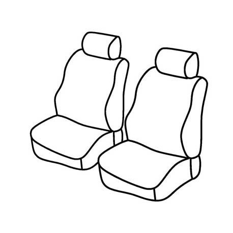 Set coprisedili Superior su misura per auto nocciola