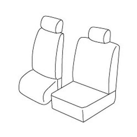 Set coprisedili Superior su misura per auto beige