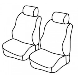 Set coprisedili Superior su misura per auto nero - blu