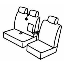 Set coprisedili Superior su misura per auto nero - grigio