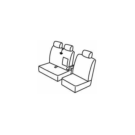 Set coprisedili Superior su misura per auto beige