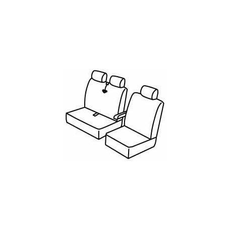 Set coprisedili Superior su misura per auto beige