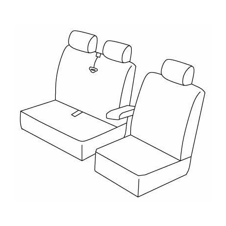 Set coprisedili Superior su misura per auto nocciola