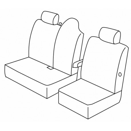 Set coprisedili Superior su misura per auto nocciola