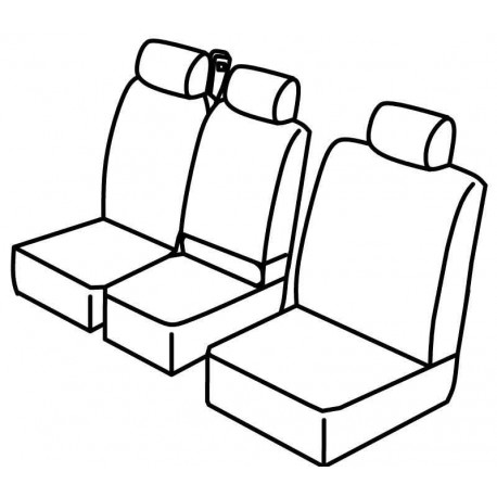 Set coprisedili Superior nero - grigio