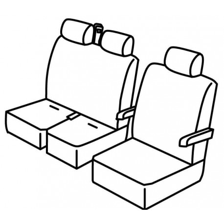 Set coprisedili Superior grigio - nero