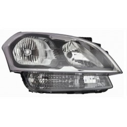 Faro proiettore H7 + H7 parabola nera passeggero - dx