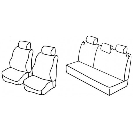 Set coprisedili Superior su misura per auto beige