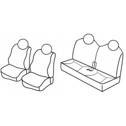 Set coprisedili Superior su misura per auto beige