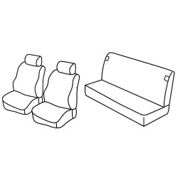 Set coprisedili Superior su misura per auto nocciola