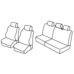 Set coprisedili Superior su misura per auto nocciola